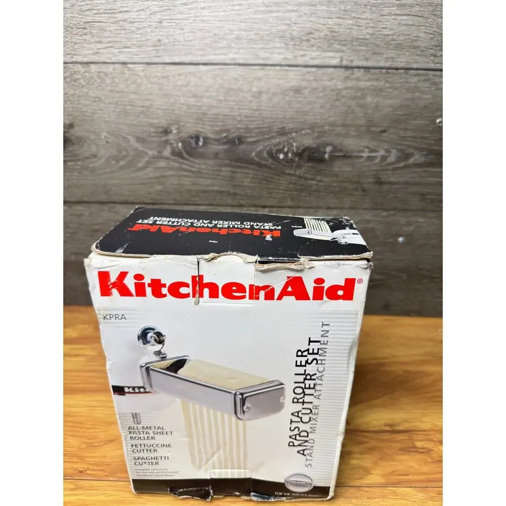 Kitchenaid 3 Piece Pasta Roller and Cutter Attachment KPRA Stand Mixer Italy